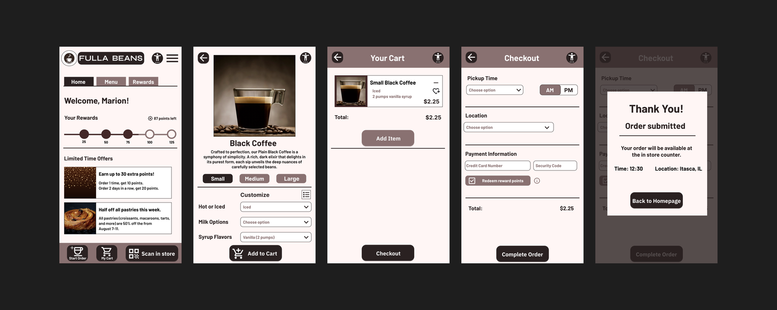 Fulla Beans Cafe App